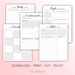 Printable Planner Inserts A5 Planner Inserts Bible Study Journal ...