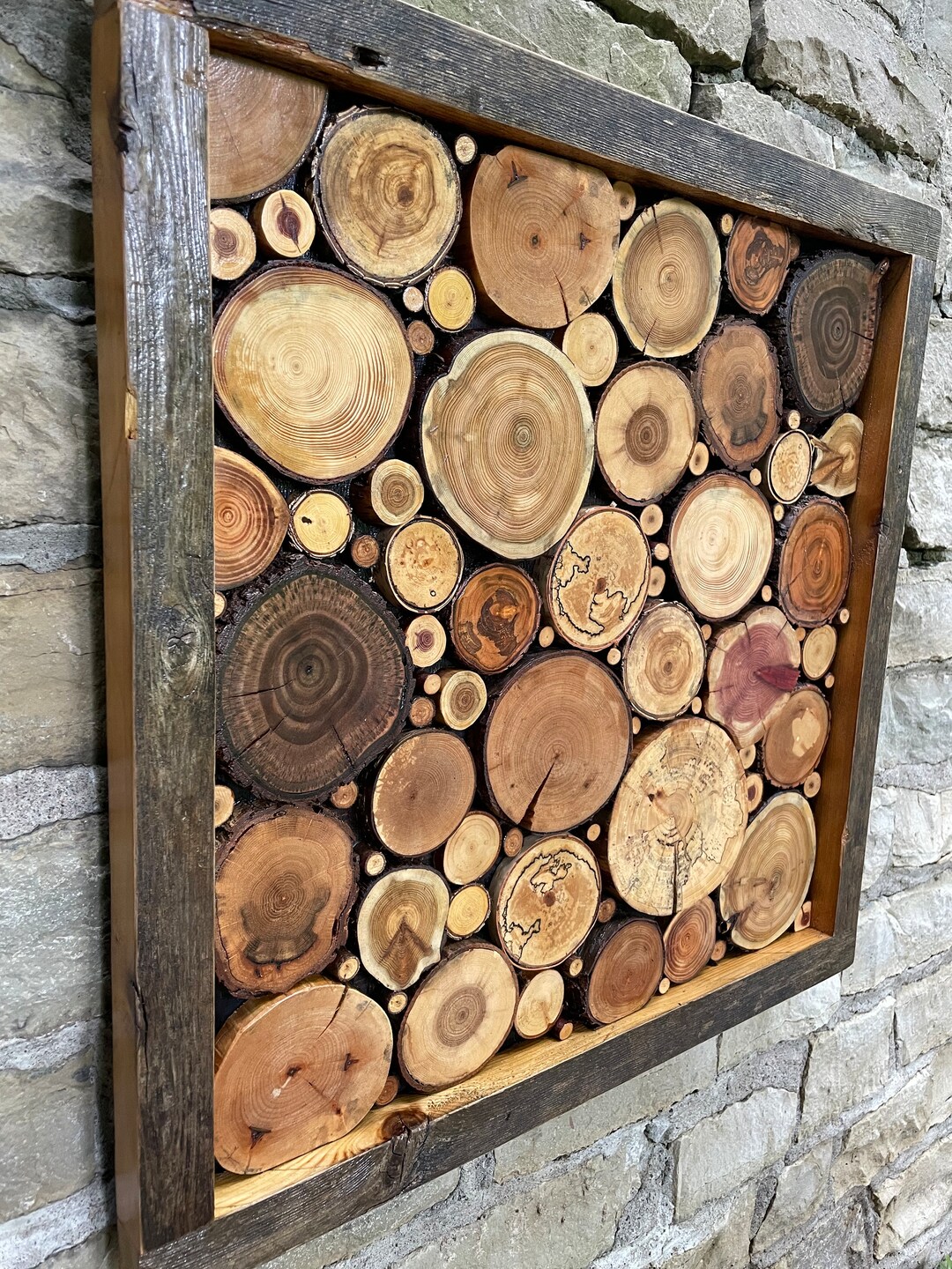 Wood Branch Art Reclaimed Wood Wall Artwood Slice Artwood Etsy Canada