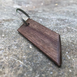 Design wooden keychain. Beaver wood keychain, handmade in Canada image 1