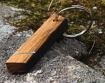 Authentic Whiskey Barrel Keychain, Original wooden keychain. Whiskey Barrel Wooden KeyChain, wood keychain, Mens Wooden Keychain,  Keyring,