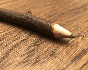 Authentical Beaver Dam Wood Pencil, Handmade Pencil, Beaver wood pen, Handcrafted in Canada