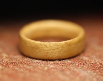 Maple Sugar Wooden Ring made in Canada, Nature Ring, Meditation ring, Gothic Rings, Mens Engagement Rings, Wooden ring, Unique Wedding Band