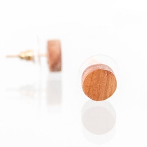 Sugar Maple Wood Earrings for woman, Wooden Earrings, Natural Wooden Earrings, Wooden Etsy stud earrings, Etsy studs, Etsy unique earrings,