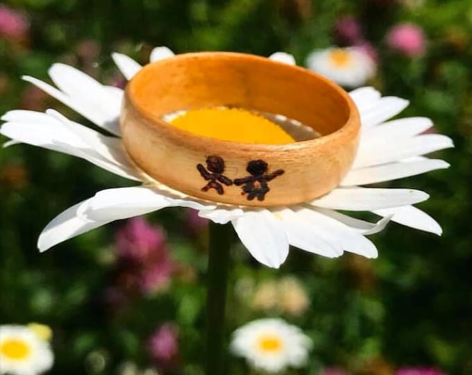 Personalized Jewelry, Handcrafted ring, Mens Wedding Bands, Mens Engagement Ring, Wood Rings, Wooden Ring, Bentwood Ring, Made in Canada