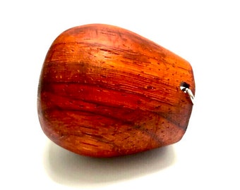 Sad Clown Antique Wooden Nose, Antique Circus Clown Nose, Lifetime Vintage Wooden Clown Nose made of Padouk Wood, Professional Clown Nose,  