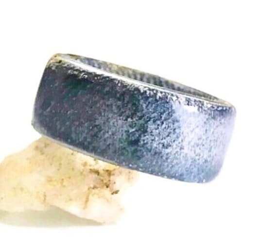 Original and personalized denim pants ring, Wood ring men, Wood engagement ring, Wood wedding band, Men Jeans Ring, Eco Ring,