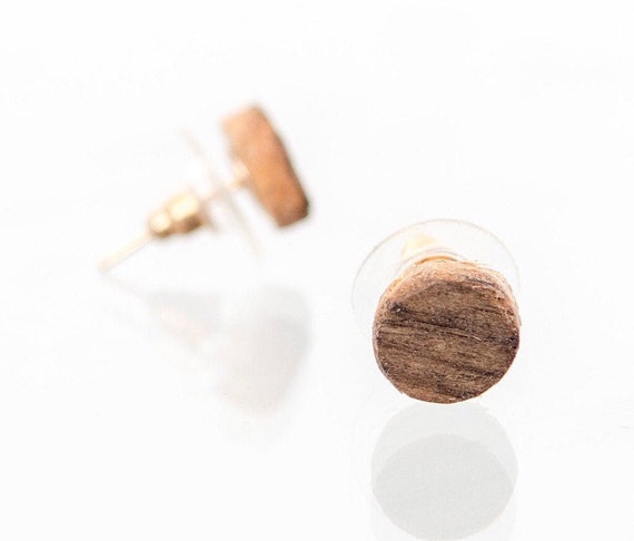 Wooden Shed Earring, Wooden Grange, Farm Wood Earrings, Wood Earrings for woman, Wooden Earrings, Natural Wooden Earrings,