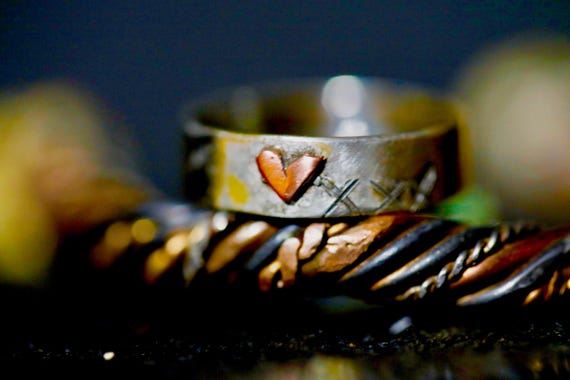 Minimalist 925 silver men engagement ring handmade in Canada