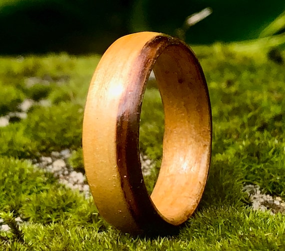 Exclusive Special Edition, The Canadian beaver dam wood Ring- Handcrafted ring made only in Montreal - Ideal for a gift