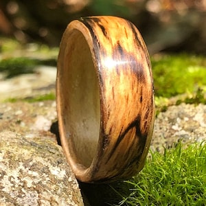 Splated Maple wood Wood ring, Wooden ring, Nature rings, , Wooden rings, Wood wedding band, Wood ring men, Wood rings, Wooden rings