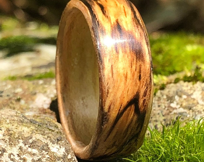 Splated Maple wood Wood ring, Wooden ring, Nature rings, , Wooden rings, Wood wedding band, Wood ring men, Wood rings, Wooden rings