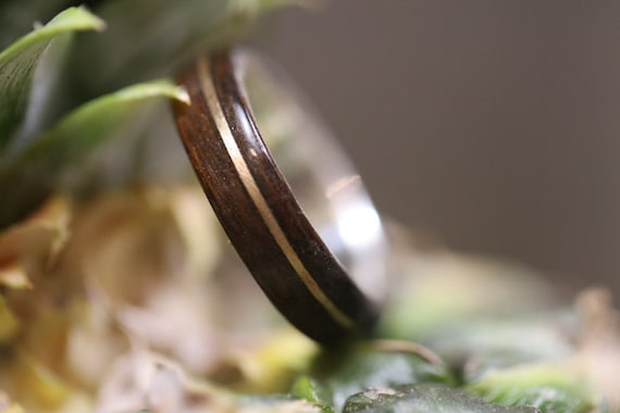 Mens Wood Wedding Band, Promise Ring for Him,Nature Engagement Ring, Promise Ring for Him, Wood Jewelry, Wooden Jewelry, Nature wedding,