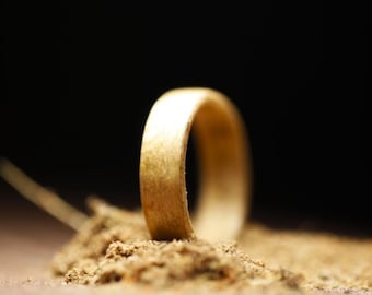Wood Wedding Band, Maple Sugar Wood Ring, Custom Wooden Wedding Band Mens Wedding Band, Mens Engagement Ring, Mens Wood Wedding Band,