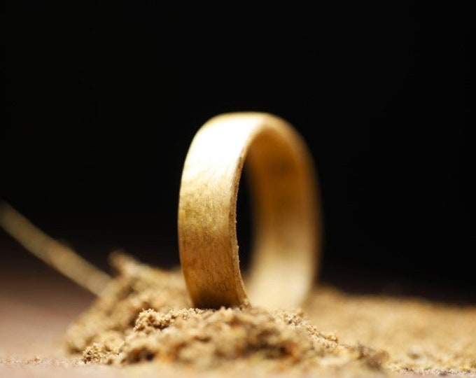 Wood Wedding Band, Maple Sugar Wood Ring, Custom Wooden Wedding Band Mens Wedding Band, Mens Engagement Ring, Mens Wood Wedding Band,