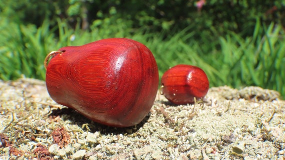 Sad Clown Antique Wooden Nose, Antique Circus Clown Nose, Lifetime Vintage Wooden Clown Nose made of Padouk Wood, Professional Clown Nose,