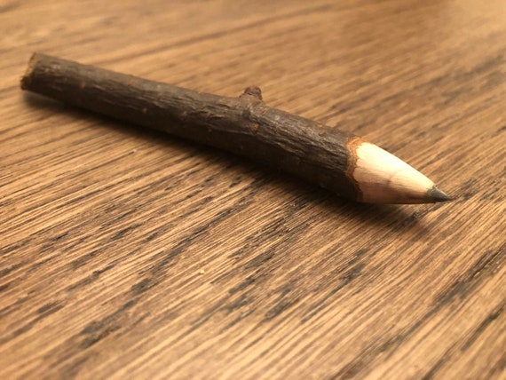 Authentical Beaver Dam Wood Pencil, Handmade Pencil, Beaver wood pen, Handcrafted in Canada
