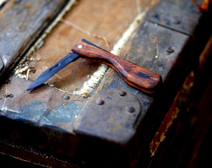 Wooden Knife, Letter opener, Unique Bespoke Ebony Wooden Knife, Rare Creation on the Market, Ask for you prefered wood, Rare on the Market,