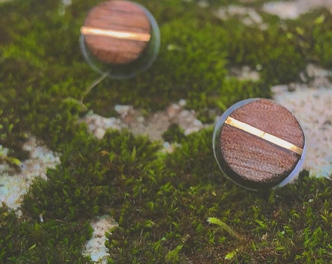 Mens Wood Stud Earrings, Handmade Wooden Earrings,Wood Earrings, Studs, Hoops, Dangles, Geometric & Boho Styles, Unique Wood Jewelry for Men