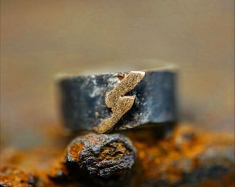 Silver Ring Elegant thunderbolt love to fall in love at first sight, Silver Ring Classic, Silver Ring Modern, Silver Ring Vintage, Silver