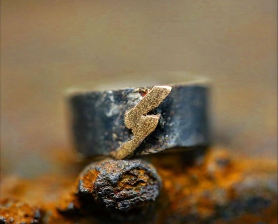 Silver Ring Elegant thunderbolt love to fall in love at first sight, Silver Ring Classic, Silver Ring Modern, Silver Ring Vintage, Silver