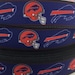 Buffalo bills ribbons, bills ribbons, buffalo ribbons,football ribbons, sport ribbons, 7/8 inch Grosgrain ribbons
