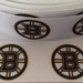 Boston ribbons, Boston bruin ribbons, Hockey ribbons, sport ribbons, team ribbons, 7/8 inch Grosgrain ribbons