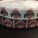 Ohio state Grosgrain ribbons, sport ribbons, team ribbons, 7/8 inch Grosgrain ribbons