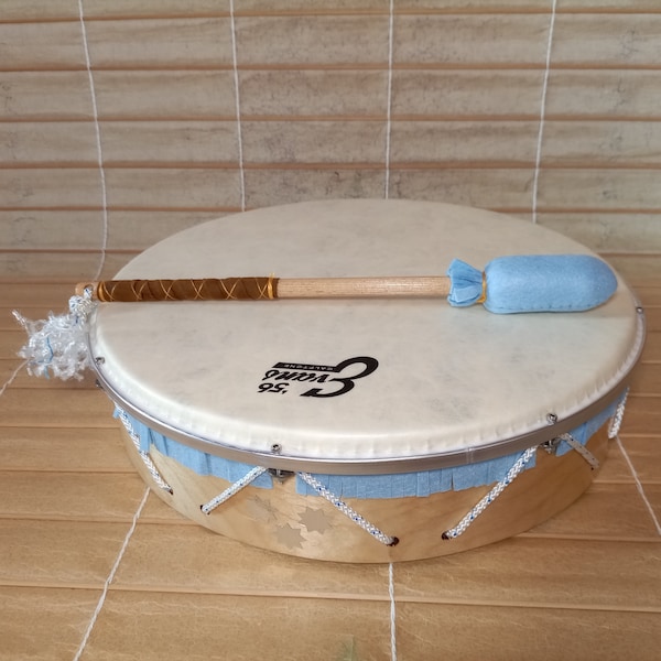 Vegan drum 14'' with stick + gift drum bag