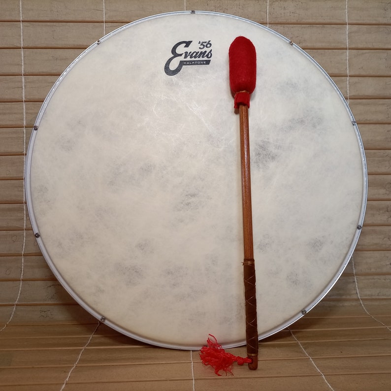 Vegan Drum 18'' with stick & muffler gift drum bag zdjęcie 2