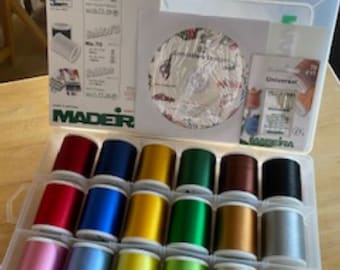 Madeira Incredible Threadable Embroidery Box 40 Spools - Etsy