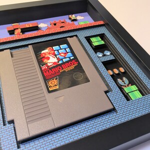 Super Mario Bros. Shadow Box Cartridge Holder 8x10 image 4