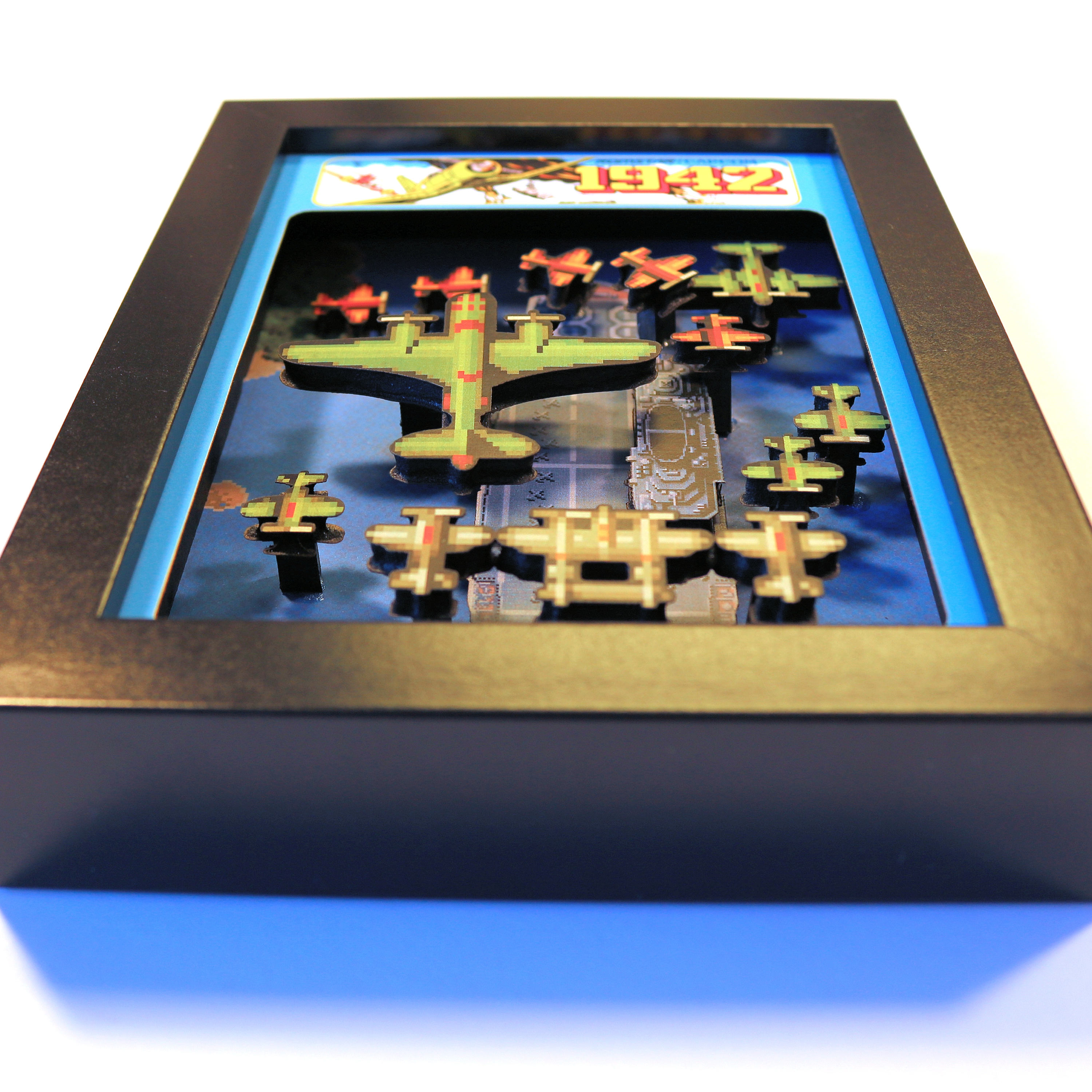 1942 Arcade Game Shadowbox Sculpture Diorama