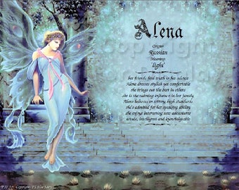 Fairy Name Meaning Print