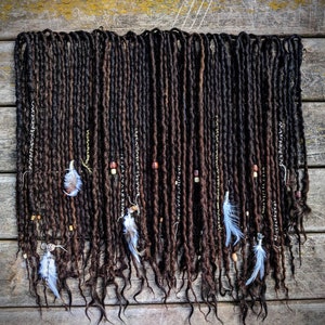 Serra&#39;s Embrace Full Set of Wool Dreadlocks
