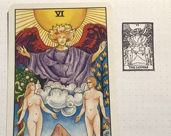 Rider Waite Smith Tarot Card Stamps, All 78 Card Images for Tarot Readings and Journaling