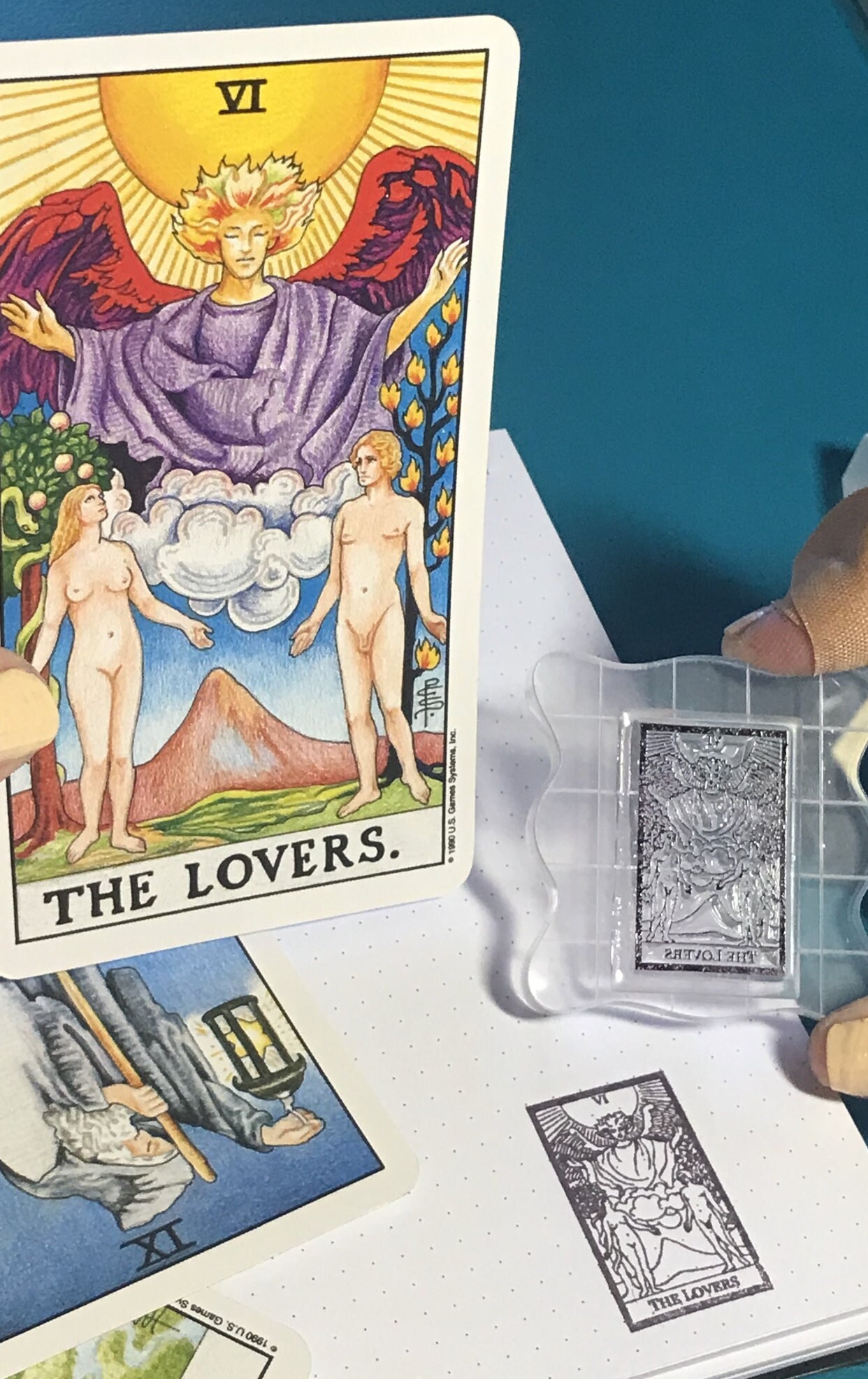 FULL SET 78 Rider-waite-smith Tarot Card Stamps - Etsy