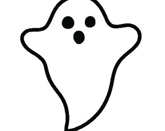ghost outline PES embroidery download