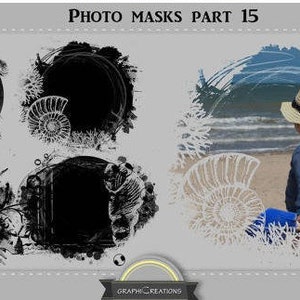 Photoshop Clipping Masks, Photographer Tools, Digital Photo Masks, Photo Clipping Masks, Scrapbooking tools, Photo Books masks