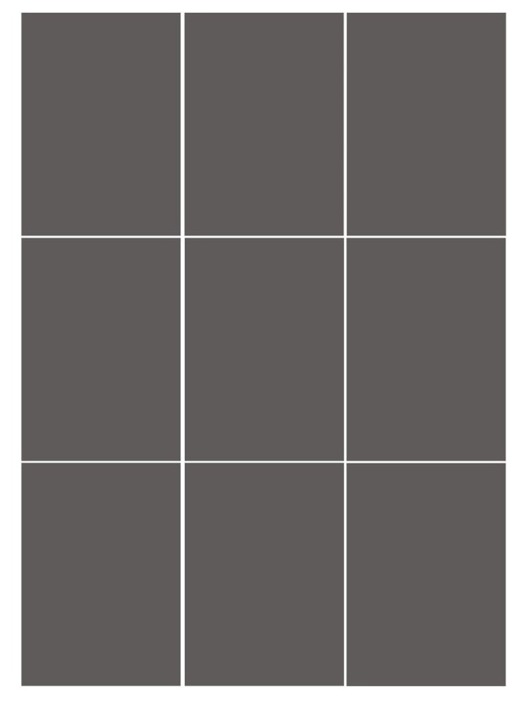 2.5x3.5" ATC Digital Collage Sheet Layered Template,