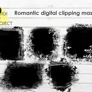 Photoshop Clipping Masks, Photographer Tools, Digital Photo Masks, Photo Clipping Masks, Scrapbooking tools, Photo Books mask