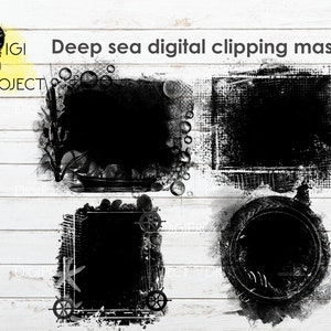 Photoshop Clipping Masks, Photographer Tools, Digital Photo Masks, Photo Clipping Masks, Scrapbooking tools, Photo Books masks