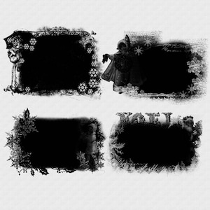 Christmaa Photoshop Clipping Masks, Photographer Tools, Digital Photo Masks, Photo Clipping Masks, Scrapbooking tools, Photo Books masks