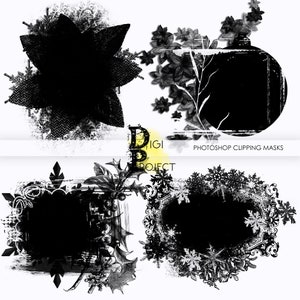 Photoshop Clipping Masks, Photographer Tools, Digital Photo Masks, Photo Clipping Masks, Scrapbooking tools, Photo Books mask