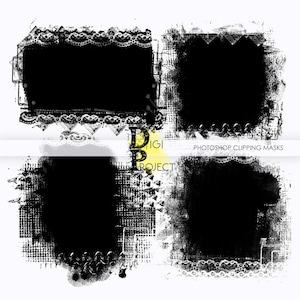 Photoshop Schnittmasken, Fotografenwerkzeuge, Digitale Fotomasken, Fotoschnittmasken, Scrapbooking-Werkzeuge, Fotobuchmasken
