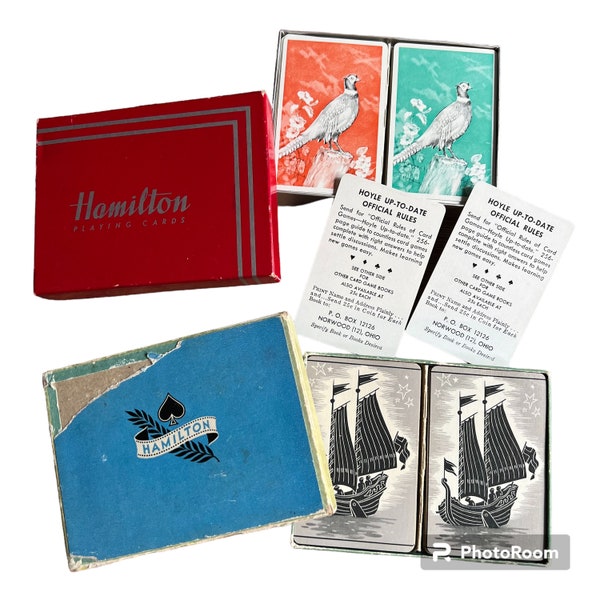 Hamilton Playing Cards Etsy Hamilton playing cards etsy