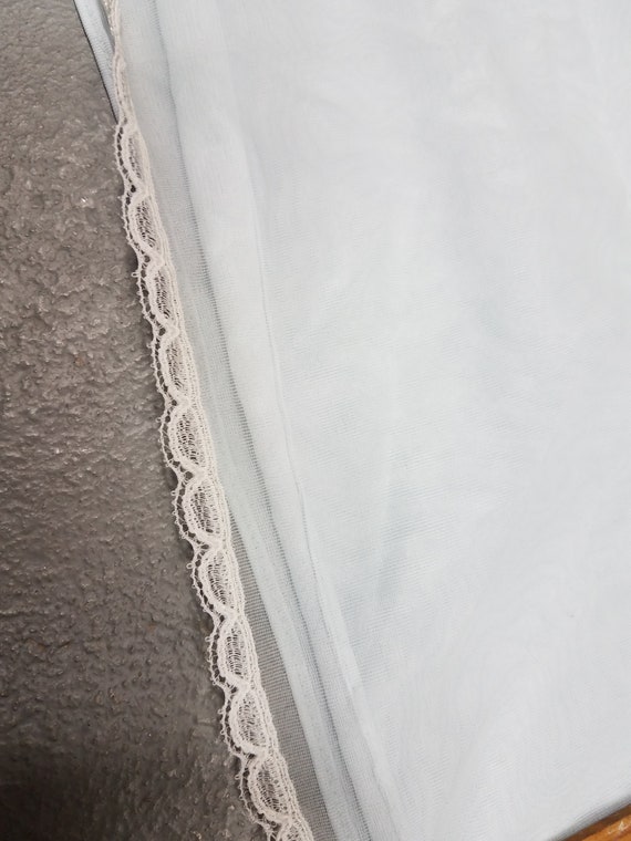 Vintage 2 layer nylon nightgown size medium sheer… - image 6