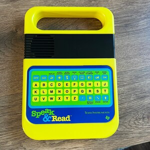 Vintage 1980 Texas Instruments Speak and Read Learning Toy - Etsy