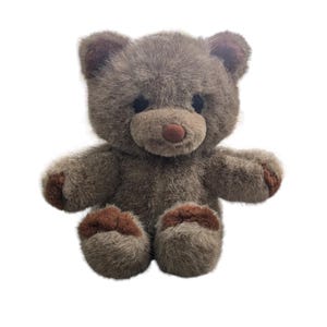 Urso de pelúcia marrom vintage Russ Berrie Sugar Bear, bicho de pelúcia, 23 cm. Condição: ótimo no geral, sem furos ou manchas.