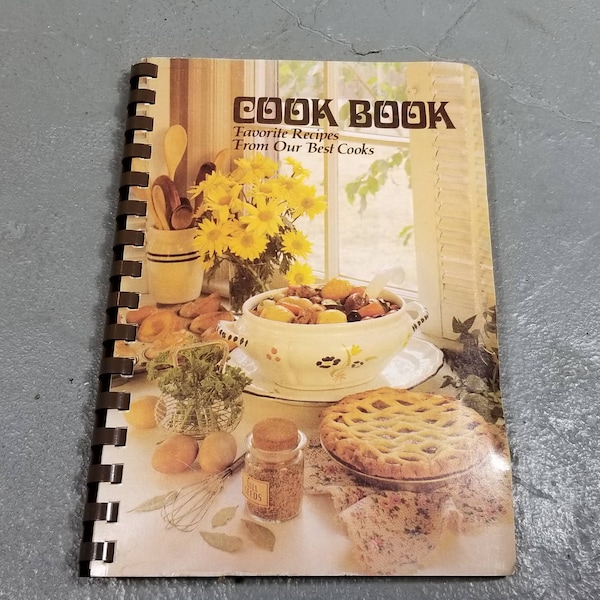 Vtg 80s Beatrice Rafferty Jr. High Cookbook Compilation spiral bound fundraiser