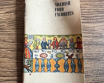 Miniatur Werbung Kochbuch Vintage Husqvarna Kochgeschirr Mini schwedische Essen Favoriten Kochbuch Zustand: sehr gut